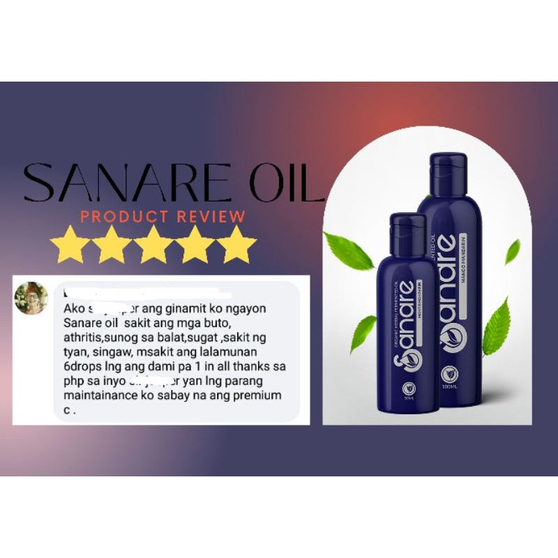 Sanare Organic Herbal Fermented Massage Oil (100ml Honey Lemon) by Premium Health Provider