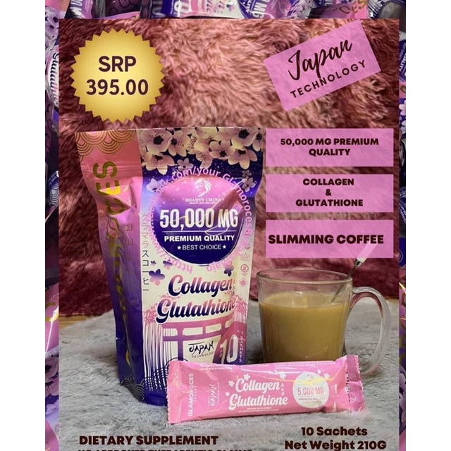 Glamoroces Coffee by China Roces | Premium Collagen and Japan Glutathione